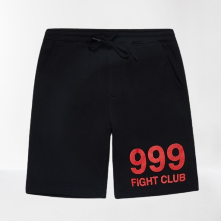 999 Club Juice Wrld Fight Shorts Black