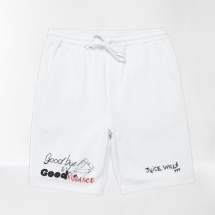 999 Club Juice Wrld Gbgr Shorts White